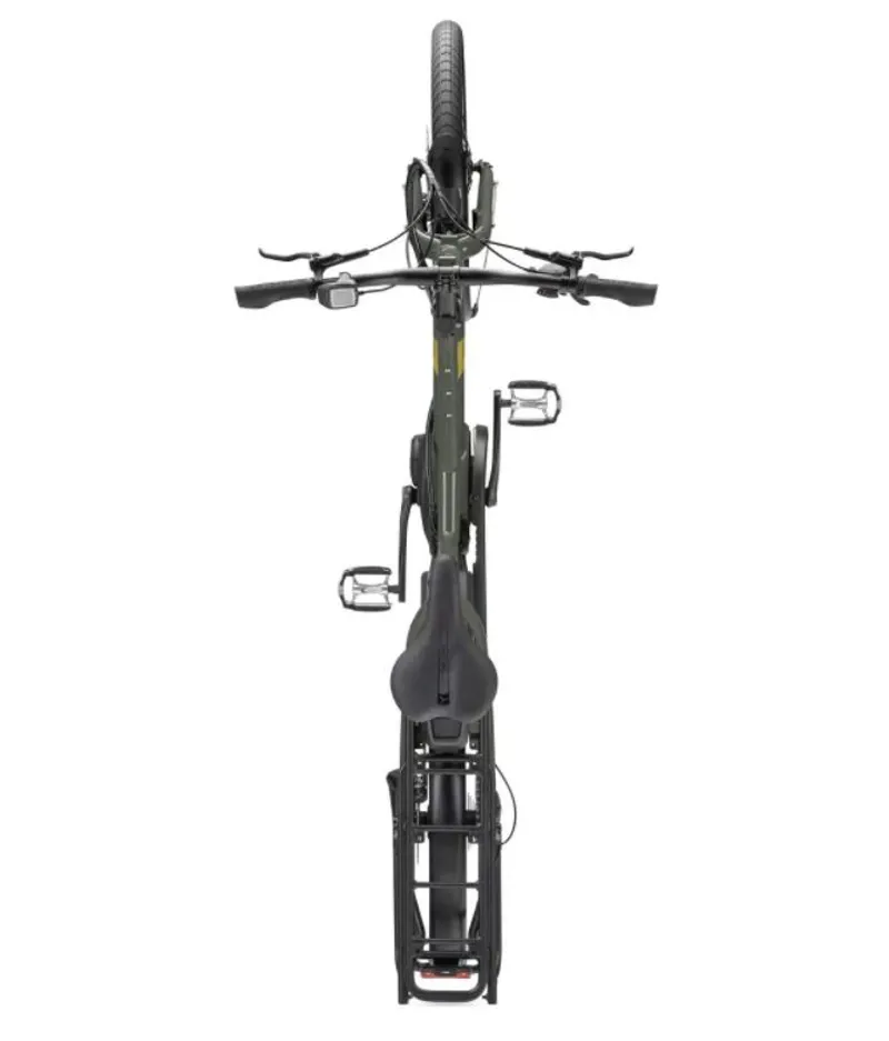 Tern Quick Haul P9 Performance Electric Cargo Bike 2023 in Olive-1