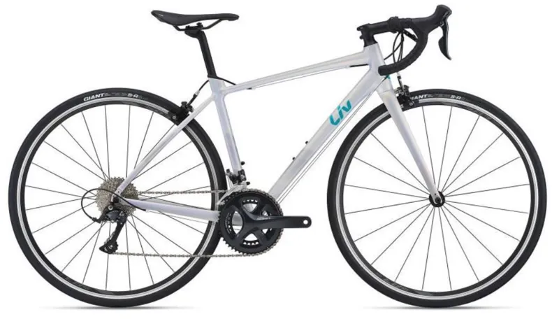 Ex DISPLAY Liv Avail 1 Womens Road Bike X-small 2021 in White  -3