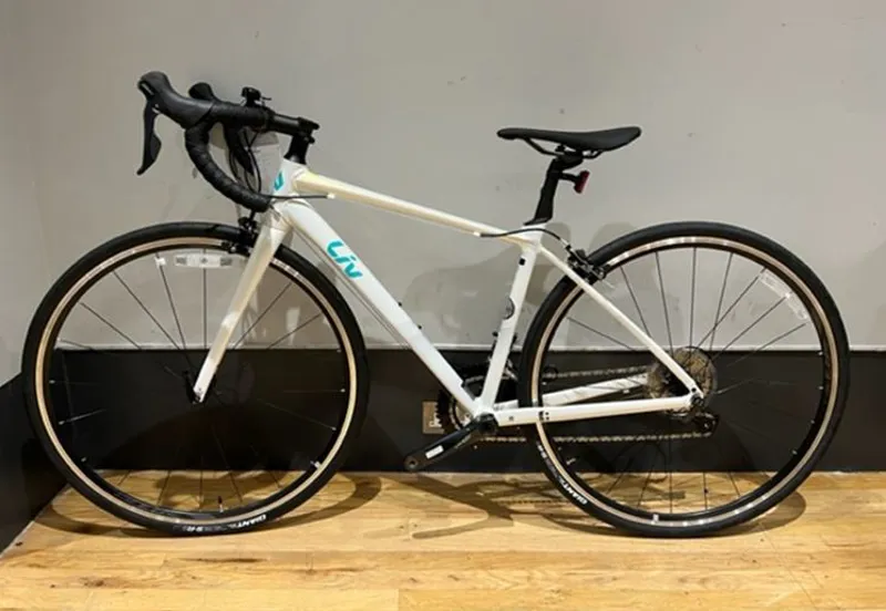 Ex DISPLAY Liv Avail 1 Womens Road Bike X-small 2021 in White  -2