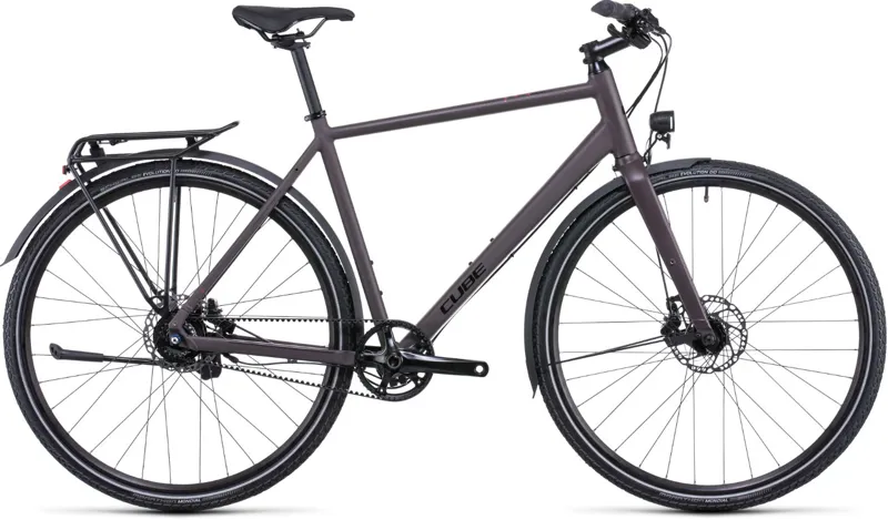 EX DISPLAY Cube Travel SL Hybrid Bike Large 2022 in Purple