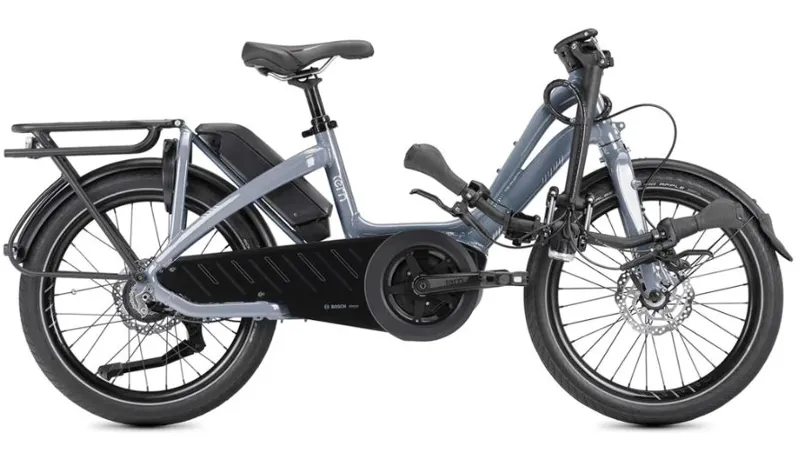 Tern NBD P8i Active Line 20 Electric Folding Bike 2023 in Blue Silver-1