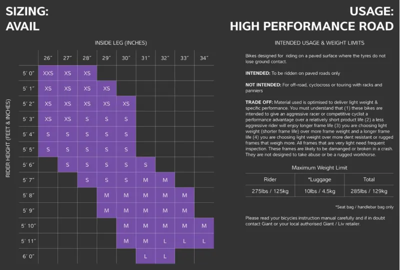 Liv Avail Advanced Pro 2 Disc Road Bike 2023  in Metal-1