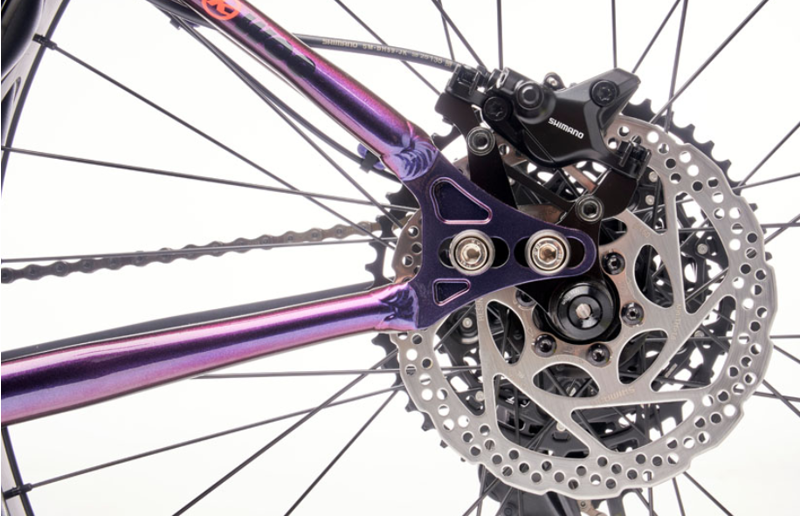 Kona Woo 26 inch Fatbike Mountain Bike 2021 in Gloss Prism Purple-4