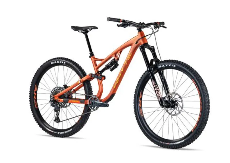 Whyte T-160 RS v2 Enduro Mountain Bike 2022 in Matt Burnt Orange-1