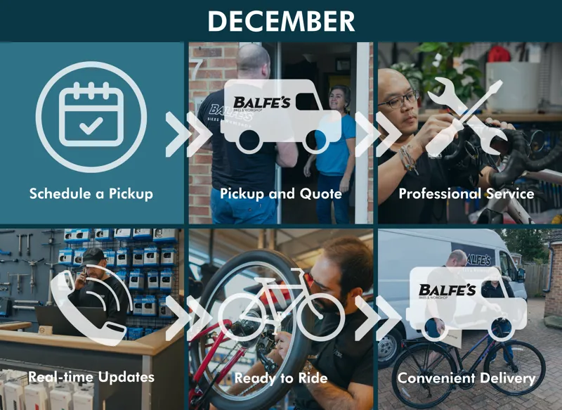 Balfe's Bikes Home Collection Bike Service Reservation- December
