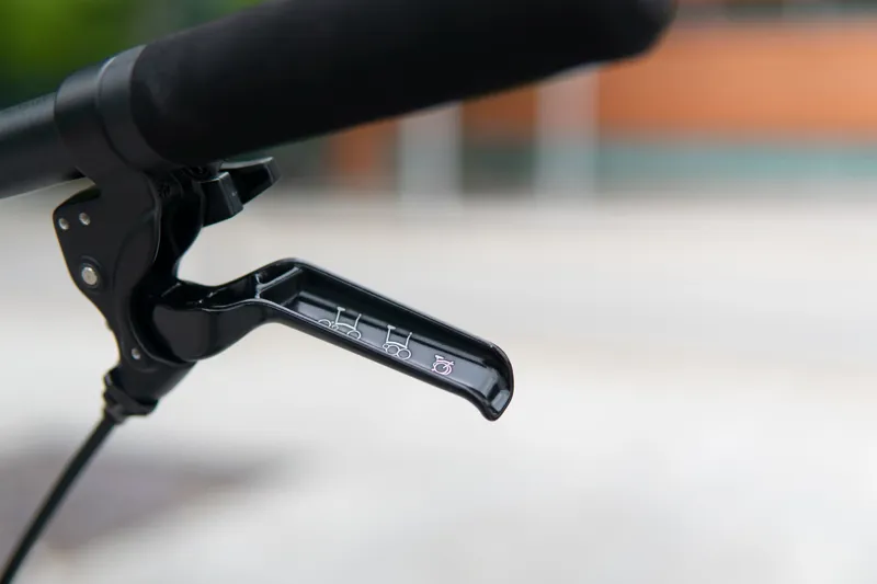 Brompton P Line Urban Mid Folding Bike in Storm Grey-2