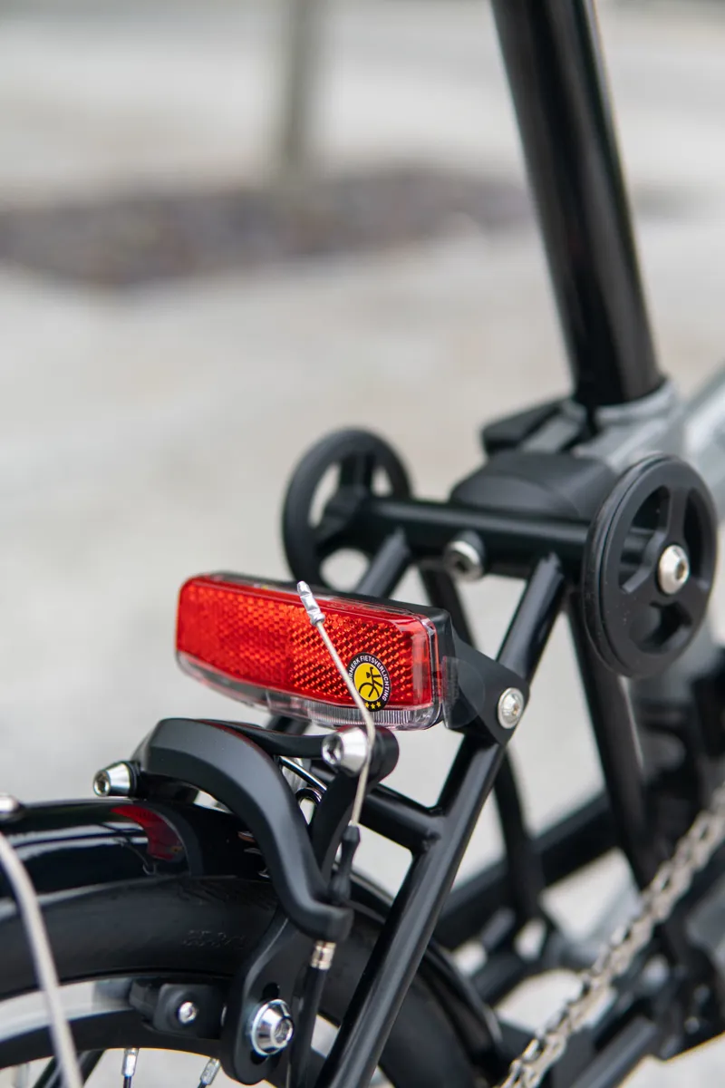 Brompton P Line Urban Mid Folding Bike in Storm Grey-4