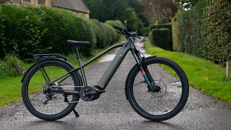 Whyte e-506 v1 Electric Mountain Bike 2022 in Matt Moss-2