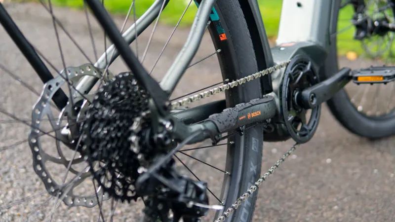 Whyte e-506 v1 Electric Mountain Bike 2022 in Matt Moss-5