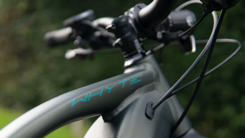 Whyte e-506 v1 Electric Mountain Bike 2022 in Matt Moss-6