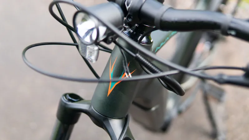 Whyte e-506 v1 Electric Mountain Bike 2022 in Matt Moss-7