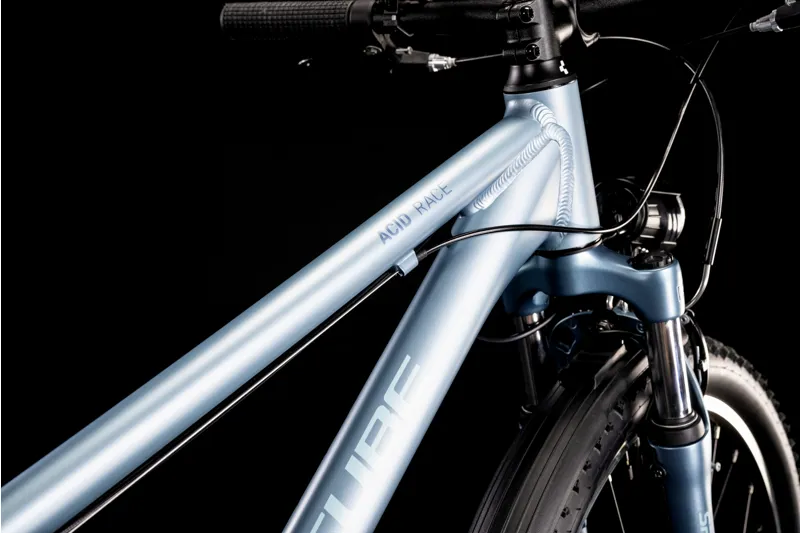 Cube Acid 240 Allroad Kids Bike 2024 in Arctic Blue/Mint-2