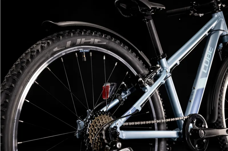 Cube Acid 240 Allroad Kids Bike 2024 in Arctic Blue/Mint-3