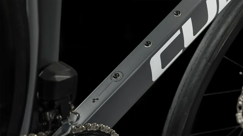 Cube Agree C:62 Carbon Road Bike 2024 in Grey/Black-3