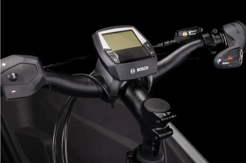 Cube Cargo Hybrid 500 Electric Cargo Bike 2024 in Flash Grey Black-2