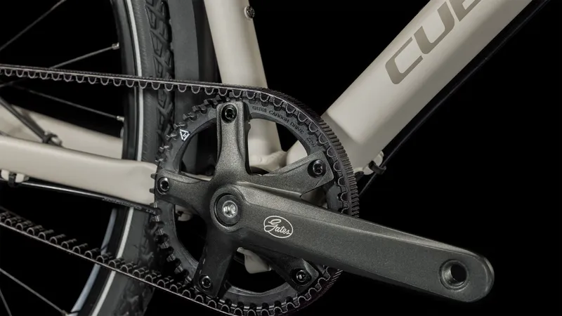 Cube Travel EXC Hybrid Bike 2024 in Oat grey Taupe -2