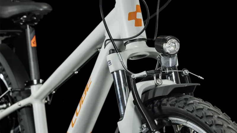 Cube Acid 260 Allroad 26in Kids Mountain Bike 2024 in Grey/Orange-5