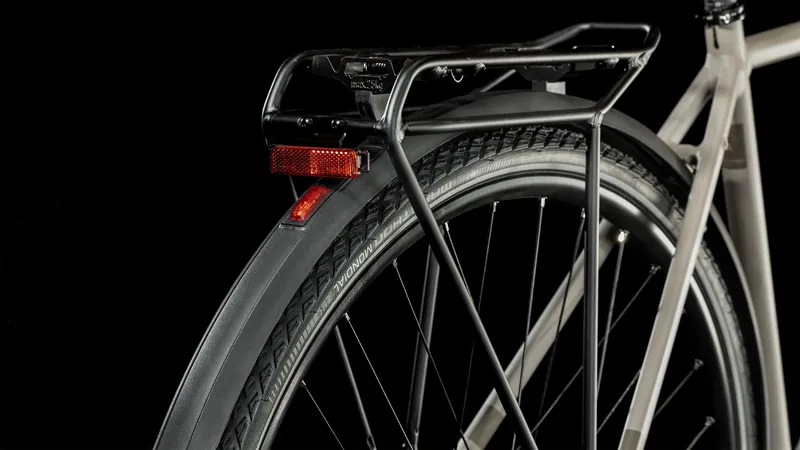 Cube Travel EXC Hybrid Bike 2024 in Oat grey Taupe -1