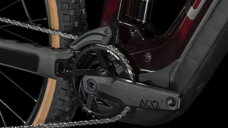 Cube Stereo Hybrid 140 HPC Race 750 Full Suspension Electric Mountain Bike 2024 in Liquid Red Black-2