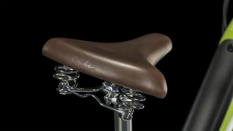 Cube Ella Ride Easy Entry 500 Hybrid Electric Bike 2024 in Green-2