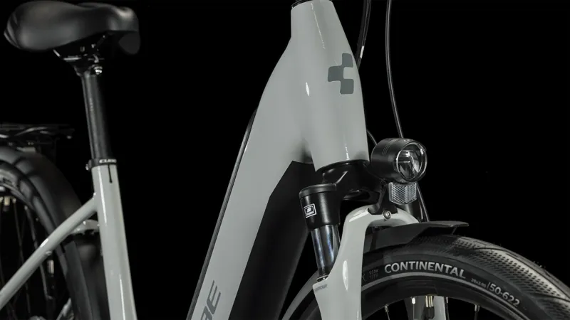 Cube Supreme Easy Entry Hybrid One 500 2025 Electric Bike in Grey-4