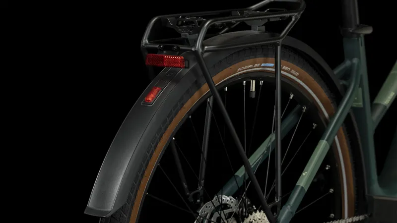 Cube Touring Trapeze Hybrid One 625 Electric Bike 2024 in Dark Green-2