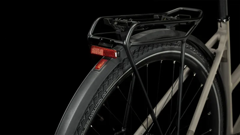 Cube Travel EXC Trapeze Hybrid Bike 2024 in Oat Grey Taupe-4