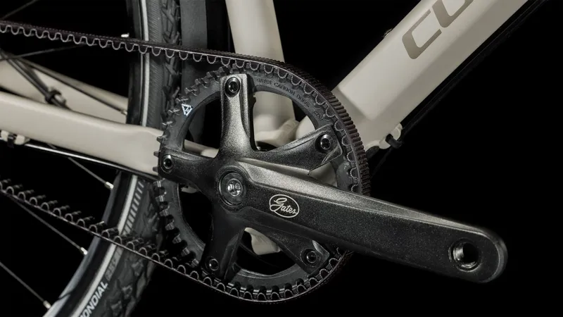 Cube Travel EXC Trapeze Hybrid Bike 2024 in Oat Grey Taupe-5