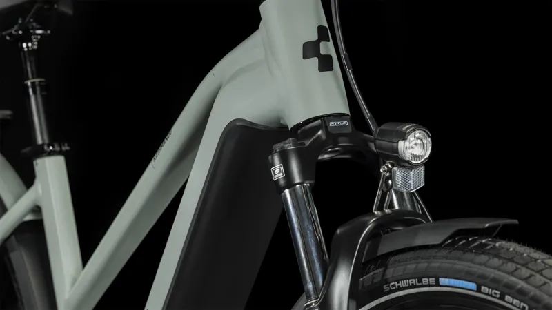 Cube Kathmandu Trapeze Hybrid One 750 Electric Bike 2025 in Swamp Grey-4