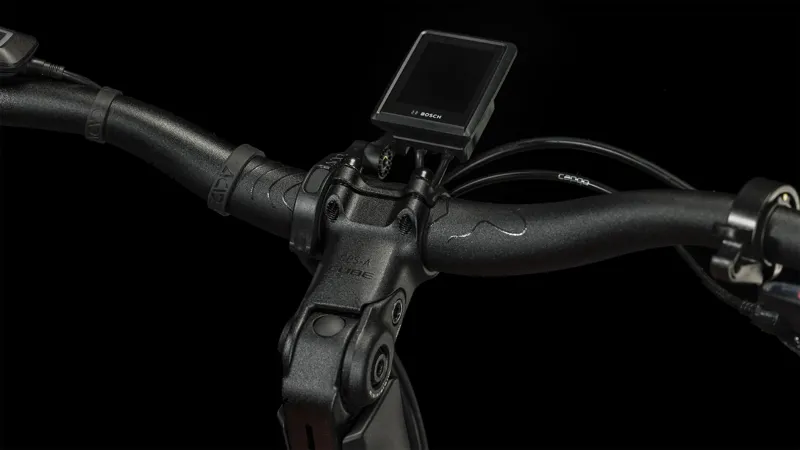 Cube Kathmandu Trapeze Hybrid EXC 750 Electric Bike 2025 in Red/Black-4