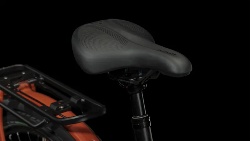 Cube Kathmandu Trapeze Hybrid EXC 750 Electric Bike 2025 in Red/Black-5