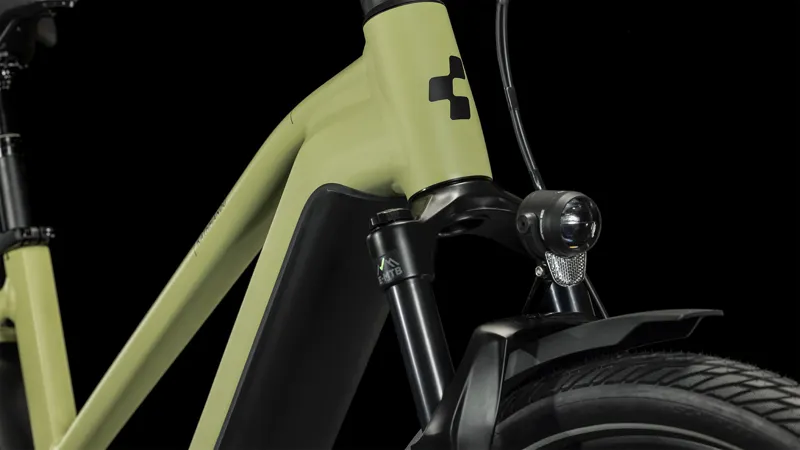 Cube Kathmandu Trapeze Hybrid SLX 750 Electric Bike 2025 in Green/Olive-5