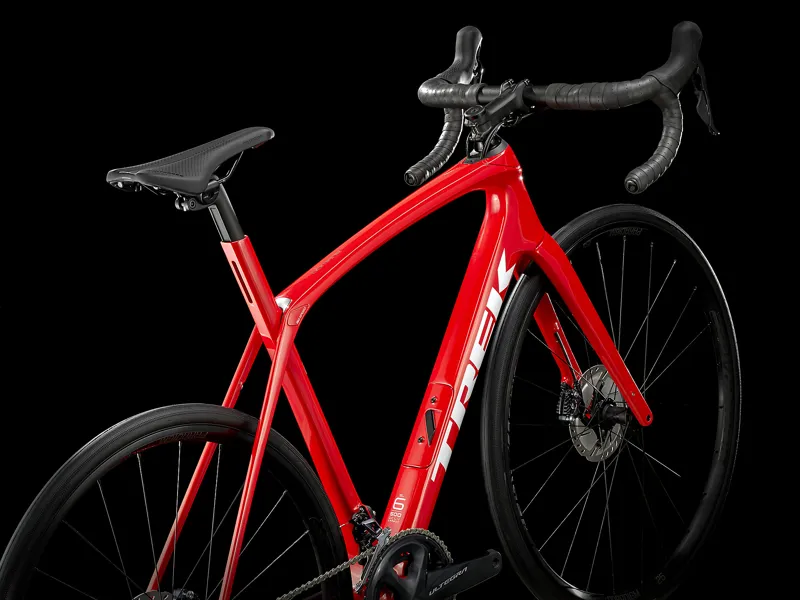 Trek Domane SL 6 Disc Carbon Road Bike 2021 in Red -1