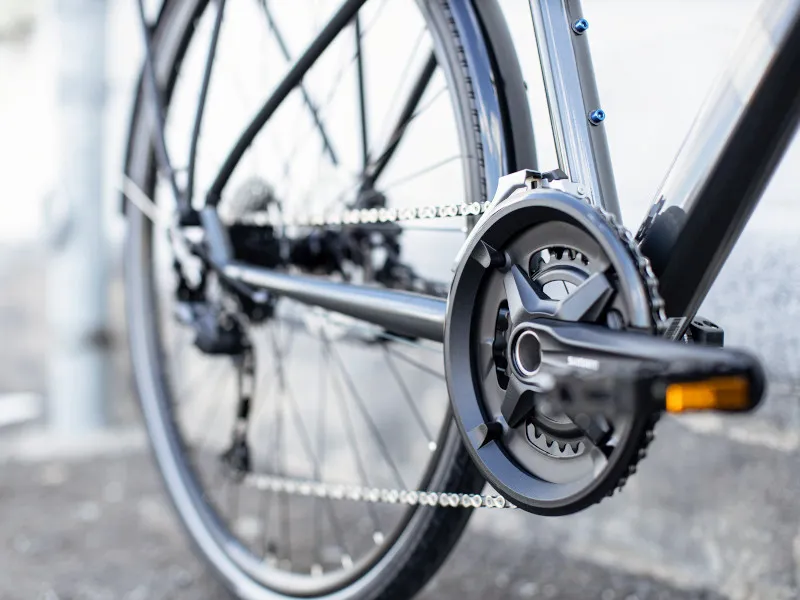 Trek Dual Sport 3 Equipped Hybrid Bike 2021 in Lithium Grey-3