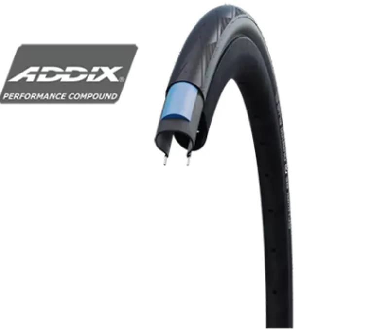 Schwalbe Durano Plus 700c Folding Road Bike Tyre in Black 