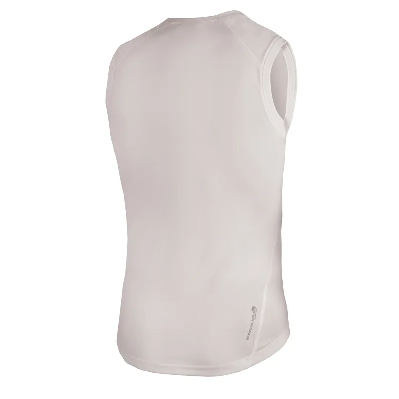 Endura Translite Sleeveless Baselayer in White-1