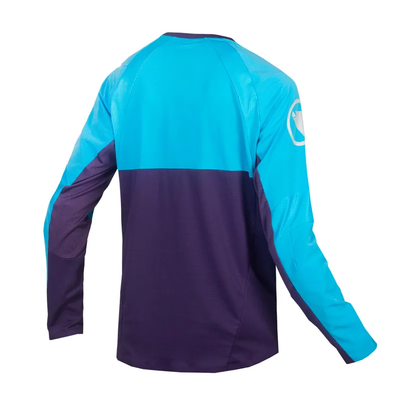 Endura MT500 Burner Long Sleeve Jersey II in Electric Blue -1