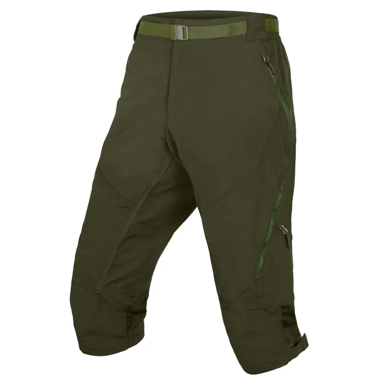 Endura Hummvee 3/4 Shorts II with Liner in Green