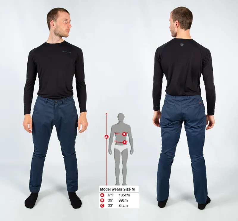 Endura Hummvee Chino Trousers in Navy -2