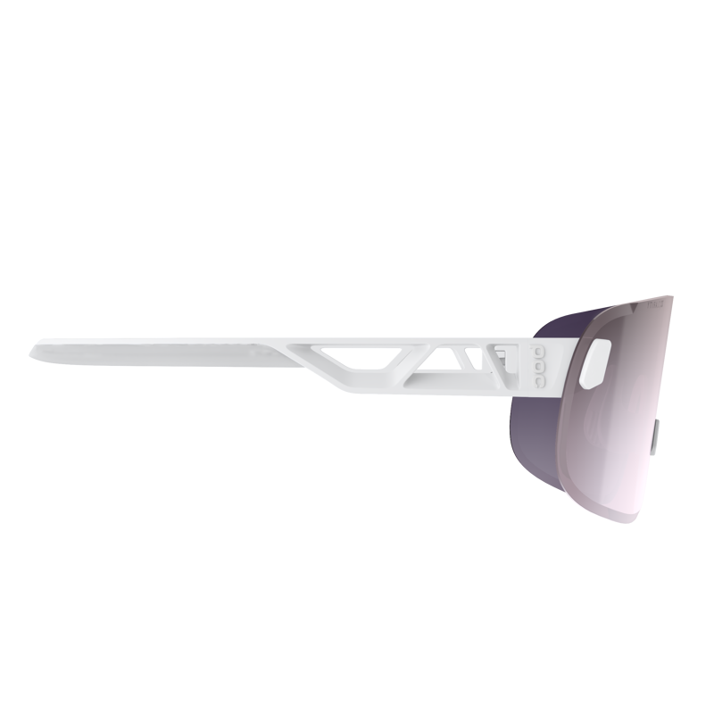 POC Elicit Sunglasses Hydrogen White frame Violet/Silver Lens-2