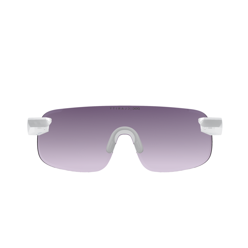 POC Elicit Sunglasses Hydrogen White frame Violet/Silver Lens-3