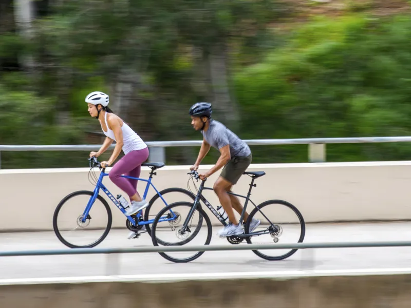 Trek FX 1 Disc Hybrid Bike 2021 in Grey-3