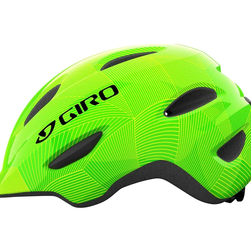 Giro Scamp Youth Helmet in Lime Green-1