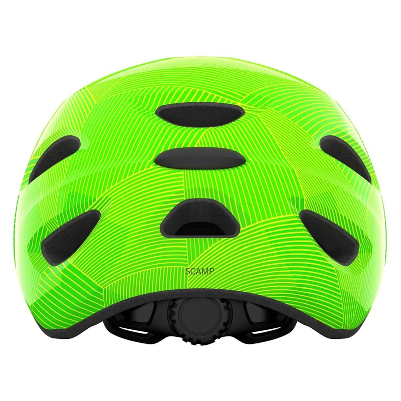 Giro Scamp Youth Helmet in Lime Green-2