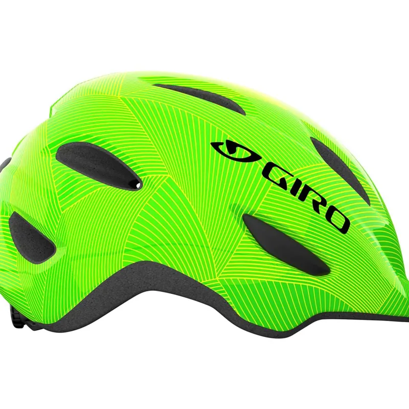 Giro Scamp Youth Helmet in Lime Green-3