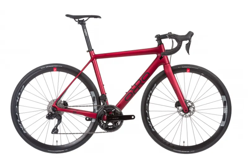 Orro Gold STC 105-Di2 R800DB Road Bike 2023 in Dark Red Matte