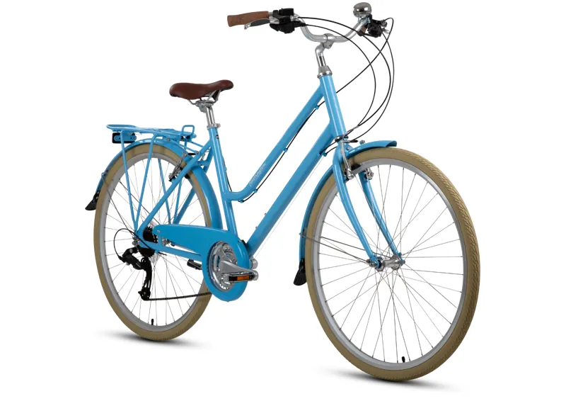 Forme Hartington A21 Womens Hybrid Bike 2023 in Blue-1