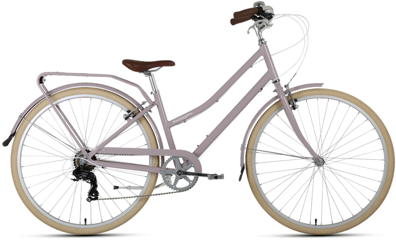 Forme Hartington A7 Womens Hybrid Bike 2023 in Pink-5