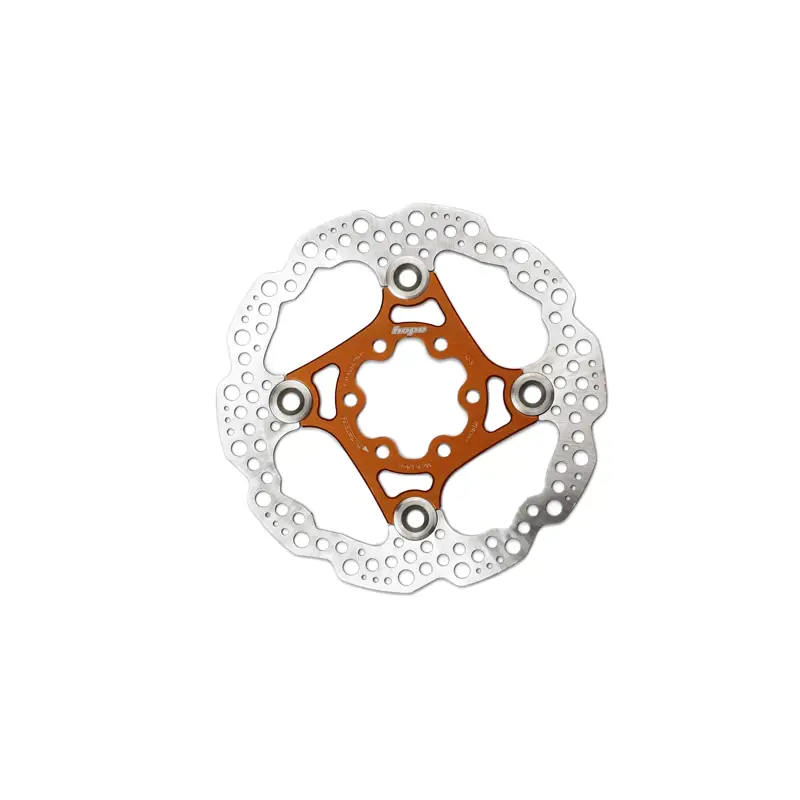 Balfes Bikes Hope Floating Disc 6 Bolt 140mm Rotor in Orange | Free postage over £30, £10 off first order, price match & 0% finance.