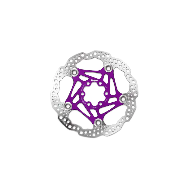Balfes Bikes Hope Floating Disc 6 Bolt 160mm Rotor in Purple | Free postage over £30, £10 off first order, price match & 0% finance.